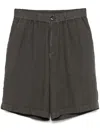 Brunello Cucinelli Men Bermuda Shorts In Black