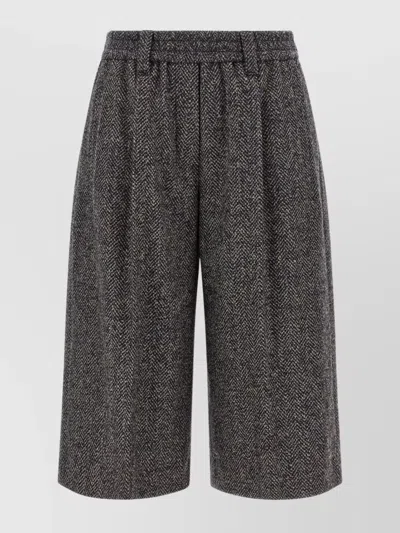 BRUNELLO CUCINELLI BERMUDA SHORTS IN WOOL