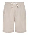 Brunello Cucinelli Drawstring-waistband Knee-length Bermuda Shorts