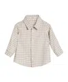 Brunello Cucinelli Bernie Baby Gingham-check Shirt In Multi