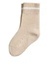 Brunello Cucinelli Bernie Baby Waffle Stitch Socks In Pink