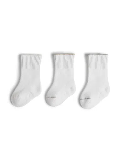 Brunello Cucinelli Babies' Bernie Cotton Socks (pack Of Three) In Cft63