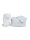 Brunello Cucinelli Bernie Cotton-towelling Bath Set In 灰色