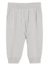 Brunello Cucinelli Bernie-intarsia Cotton Trousers In Grey