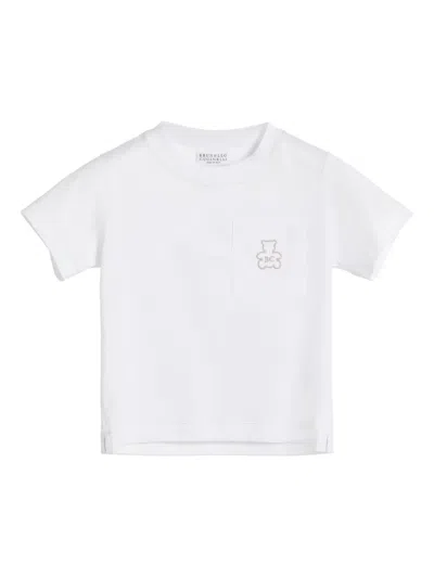 Brunello Cucinelli Kids' Bernie T-shirt In White