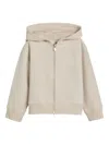 Brunello Cucinelli Bernie Zip-up Hoodie In White