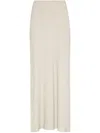 Brunello Cucinelli Bias-cut Maxi Skirt In Neutrals