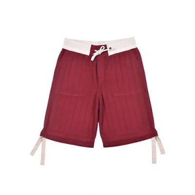 Brunello Cucinelli Ribbed Knit Bermuda Shorts In Animal Print