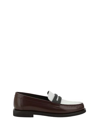 Brunello Cucinelli Women Bicolored Loafers In Multicolor