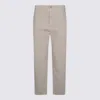 Brunello Cucinelli Biiege Cotton Denim Jeans In Beige