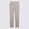 Brunello Cucinelli Biiege Cotton Denim Jeans In Beige