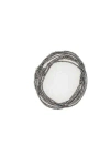 Brunello Cucinelli Hematite And Sterling Silver Bracelet In Black Rhodium