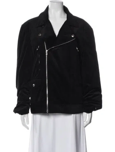 Pre-owned Brunello Cucinelli Biker Jacket In Black