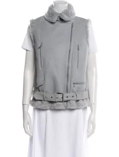 Pre-owned Brunello Cucinelli Biker Jacket In Blue