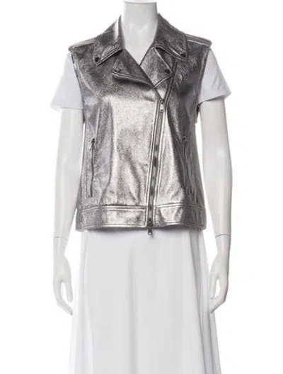 Pre-owned Brunello Cucinelli Biker Jacket In Green