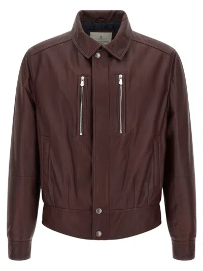 BRUNELLO CUCINELLI BIKER NAPPA TEXTURE