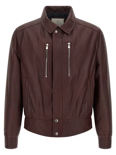 BRUNELLO CUCINELLI BRUNELLO CUCINELLI BIKER NAPPA TEXTURE