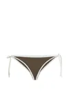 Brunello Cucinelli Triangle Bikini Set Nylon Silk Blend In Green
