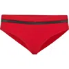 Brunello Cucinelli Monili Chain-embellished Bikini Briefs In Red