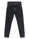Brunello Cucinelli Five-pocket Denim Jeans With Belt Loops In Black