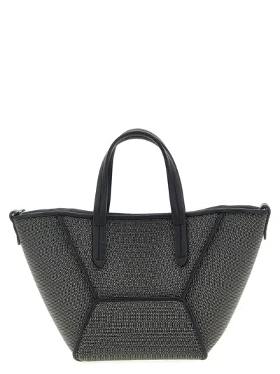 BRUNELLO CUCINELLI BLACK BC DUO MINI TOTE