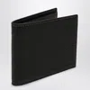 Brunello Cucinelli Black Bi-fold Cardholder In Leather Men In Black