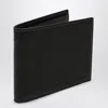 Brunello Cucinelli Black Bi-fold Cardholder In Leather Men In Black
