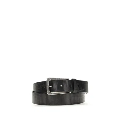 Brunello Cucinelli Black Calf Leather Bos Taurus Regular Women's Belt