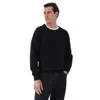 Brunello Cucinelli Black Cashmere Sweater In Black