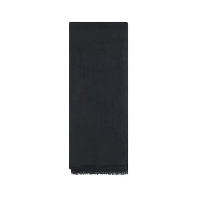 Brunello Cucinelli Black Cashmere Women's Scarf