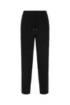 Brunello Cucinelli Black Cotton Blend Joggers In Black