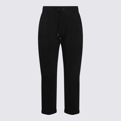 Brunello Cucinelli Black Cotton Pants