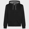 Brunello Cucinelli Leisure Zipped Sweatshirt In Black