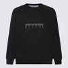 Brunello Cucinelli Black Cotton Sweatshirt In Black