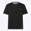 Brunello Cucinelli Slim Fit Crew-neck T-shirt In Lightweight Cotton Jersey In Black