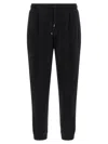 Brunello Cucinelli Cotton Sweatpants In Black