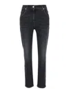 Brunello Cucinelli Black Stretch Denim Skinny Jeans In Black