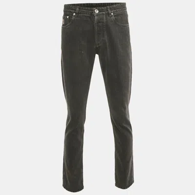 Pre-owned Brunello Cucinelli Black Denim Traditional Fit Jeans S Waist 30"