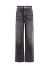 Brunello Cucinelli Soft Curve Washed Jeans In Black