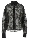 Brunello Cucinelli Glistening Flora Embroidery Shirt