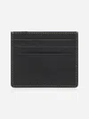 Brunello Cucinelli Black Grained Calf Leather Mini Card Holder