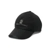 Brunello Cucinelli Logo Suede Baseball Cap