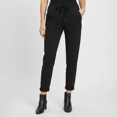Pre-owned Brunello Cucinelli Black Jersey Drawstring Joggers Xs