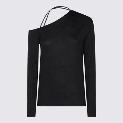 BRUNELLO CUCINELLI BLACK KNITWEAR
