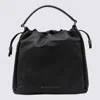 Brunello Cucinelli Medium Leather Mellow Bucket Bag In Black