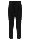 Brunello Cucinelli Elastic Waistband Pleated Straight Leg Pants