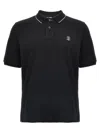 Brunello Cucinelli Piqué Polo Shirt Logo In Black