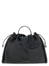 Brunello Cucinelli Black Mellow Large Shopping Bag In Black