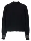 Brunello Cucinelli Ribbed High Neck Sweater With Cuffed Sleeves