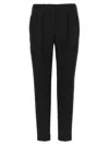 Brunello Cucinelli Black Silk Blend Pants